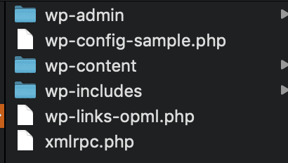 folder structure for classicpress installation